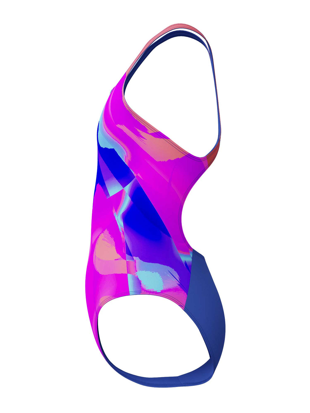 SPEEDO Цял бански GIRLS DIGITAL ALLOVER POWERBACK