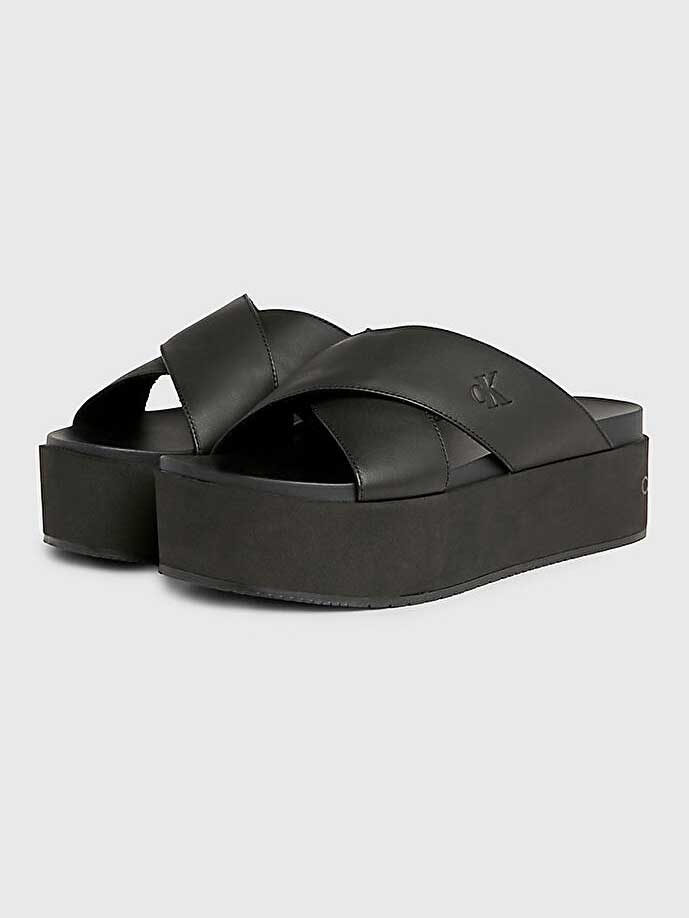 Calvin Klein Jeans Сандали FLATFORM CROSS MG UC