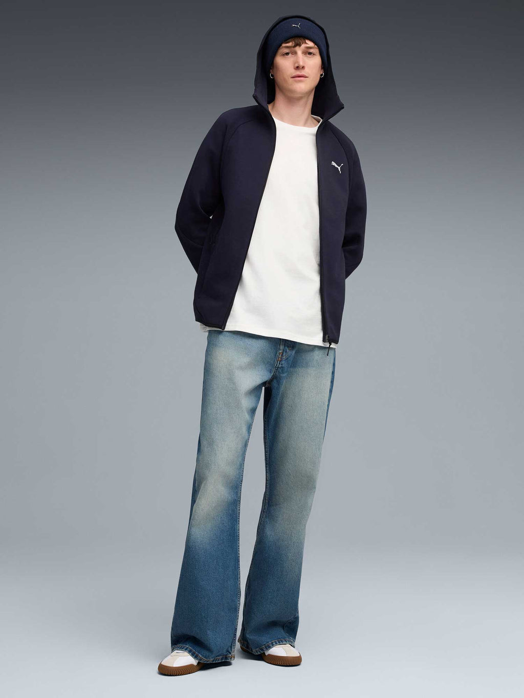 PUMA Суитшърт EVOSTRIPE FZ Hoodie DK