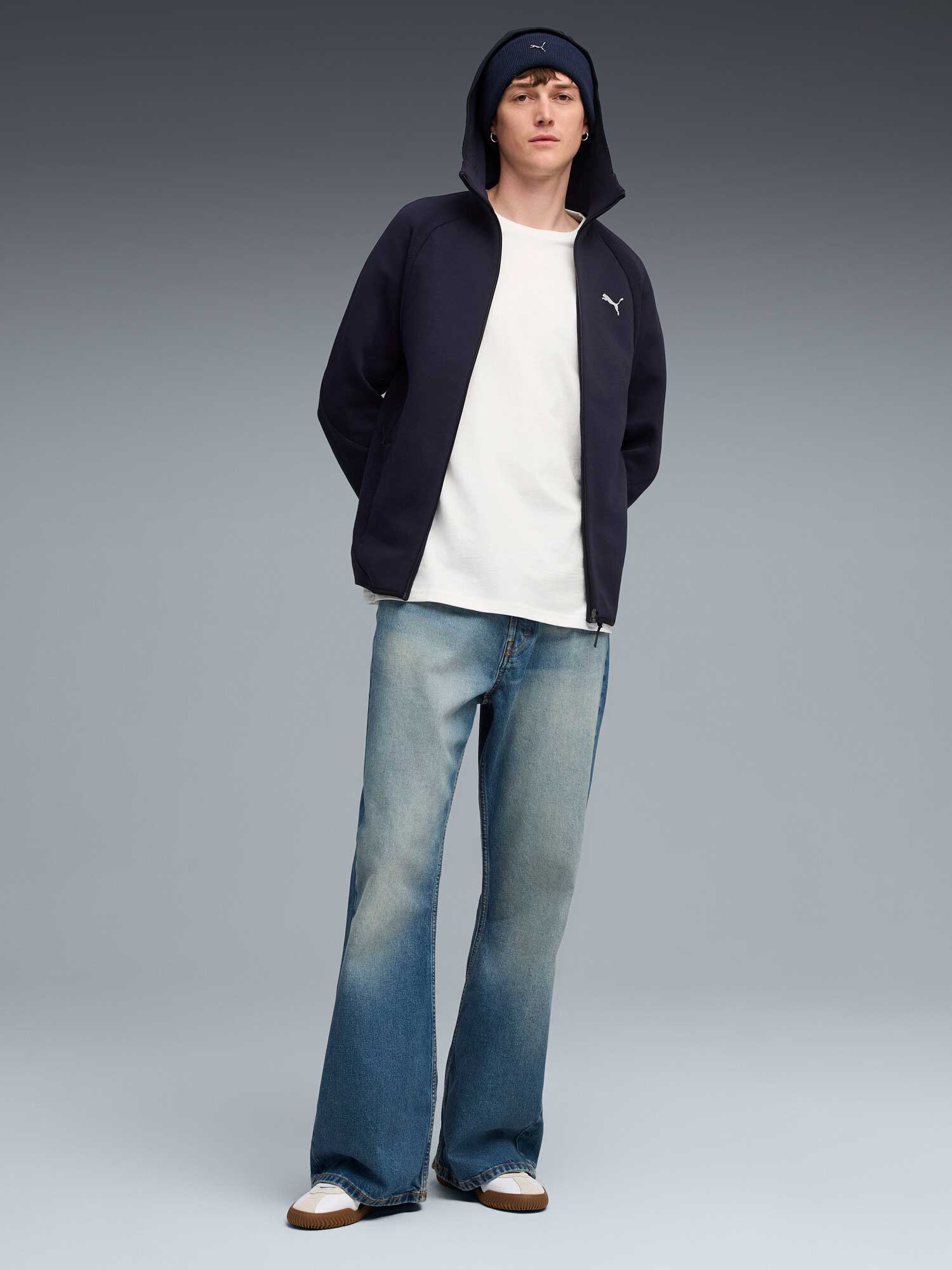 PUMA Суитшърт EVOSTRIPE FZ Hoodie DK
