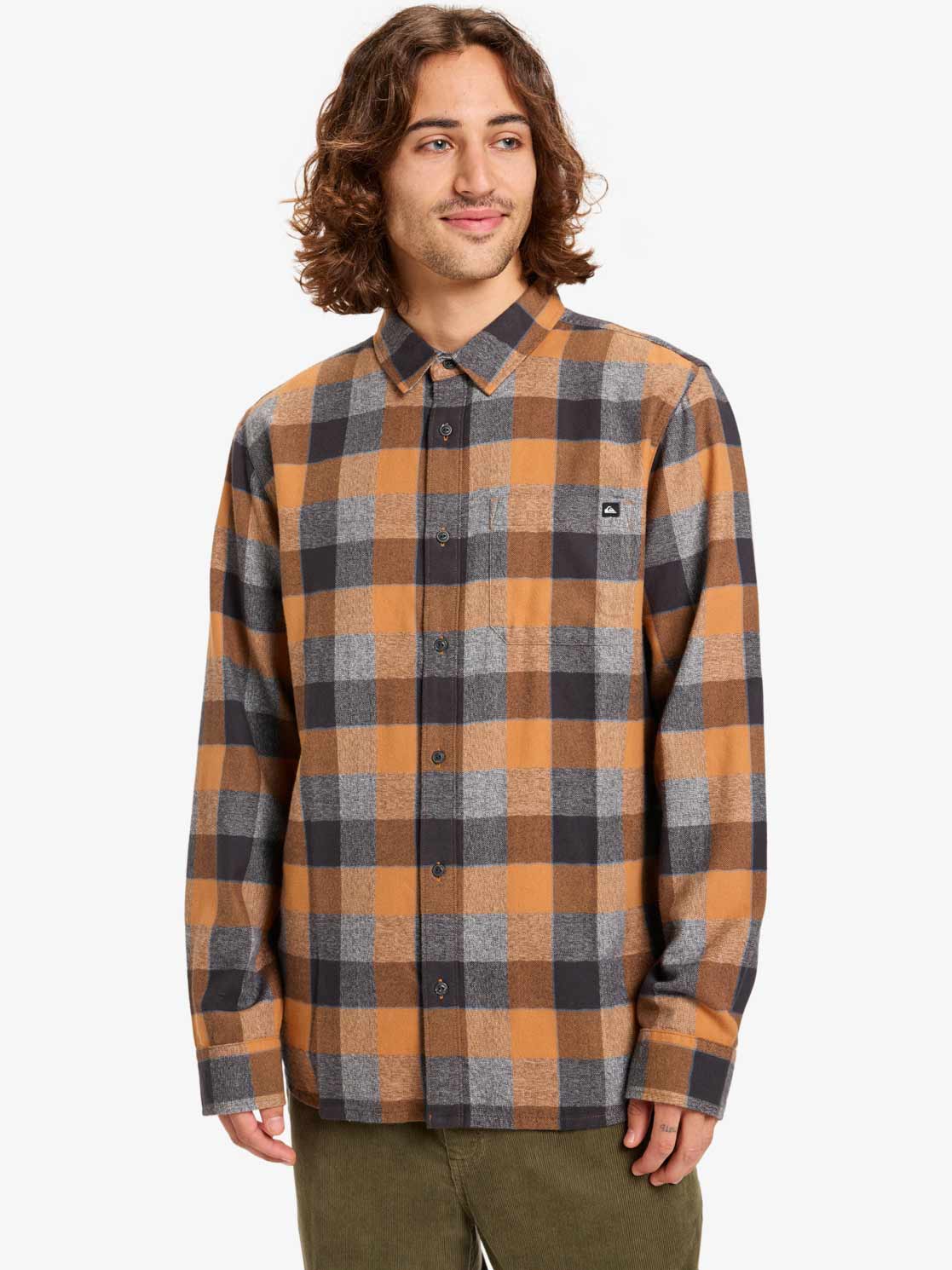 QUIKSILVER Риза MOTHERFLY PLAID LS SHIRT