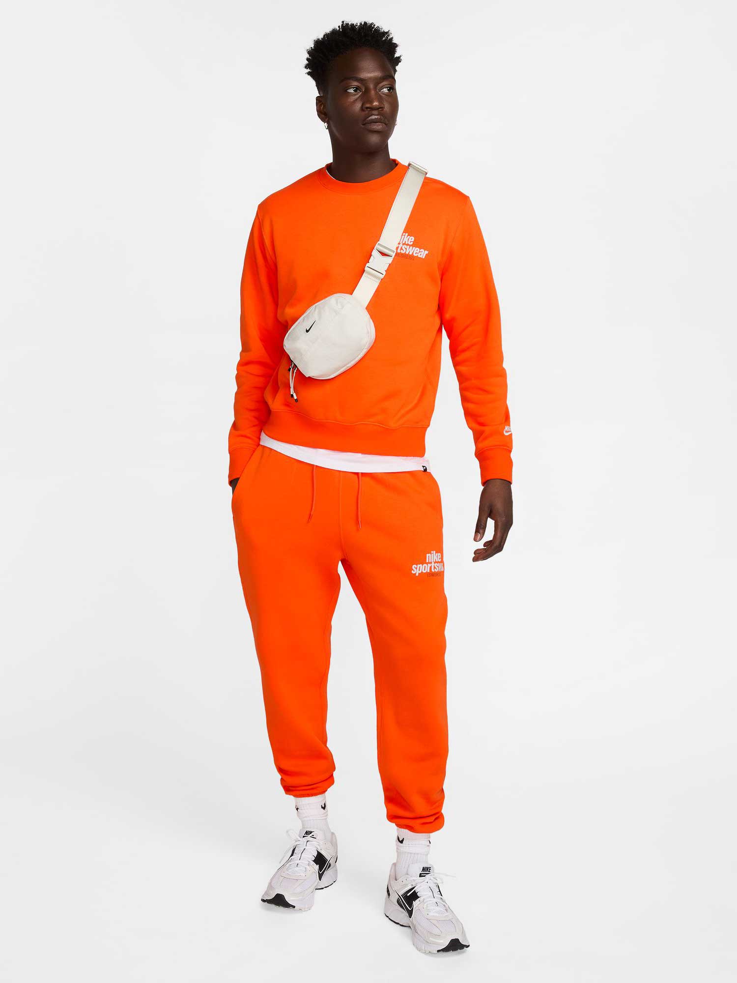 NIKE Спортно долнище M NK CLUB BB CF PANT NSW GFX