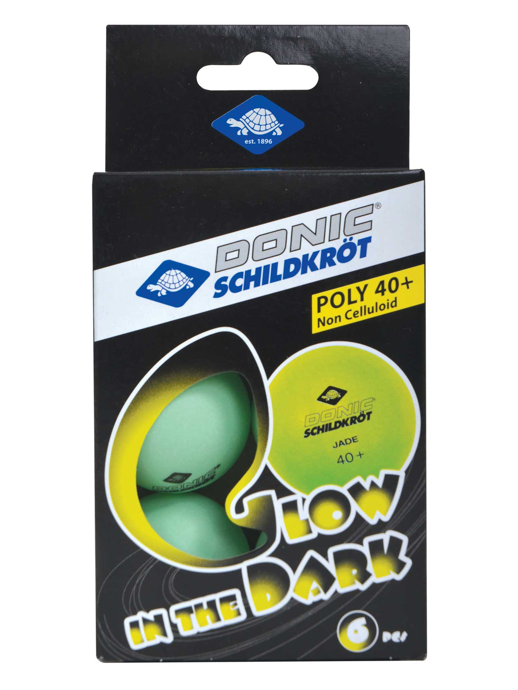 DONIC Топчета за тенис на маса Glow in the dark