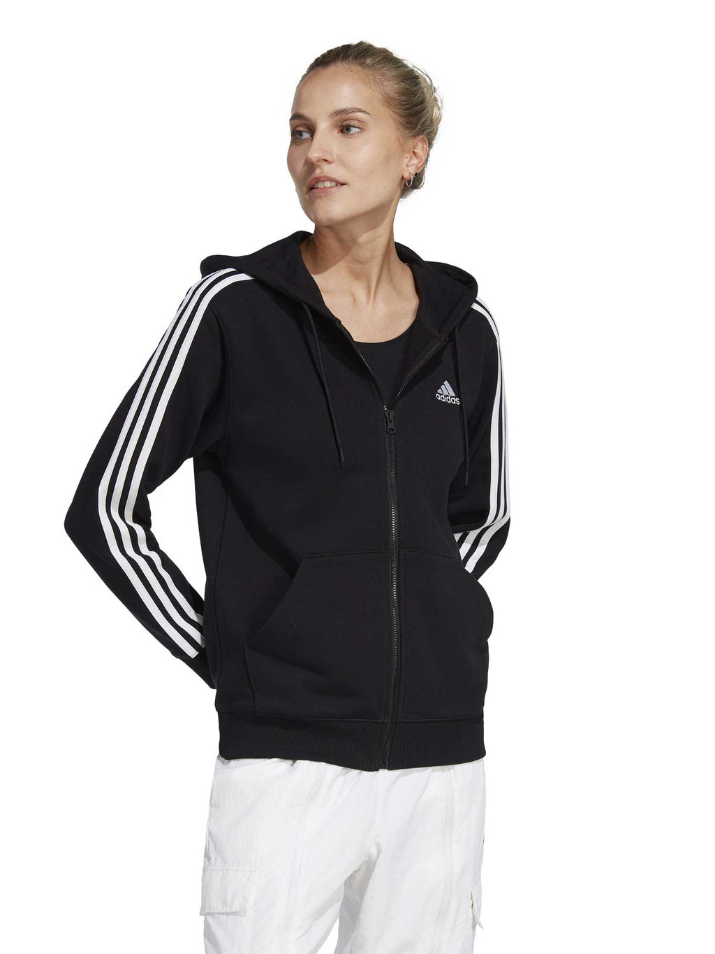 ADIDAS SPORTSWEAR Суитшърт Essentials 3-Stripes French Terry Regular