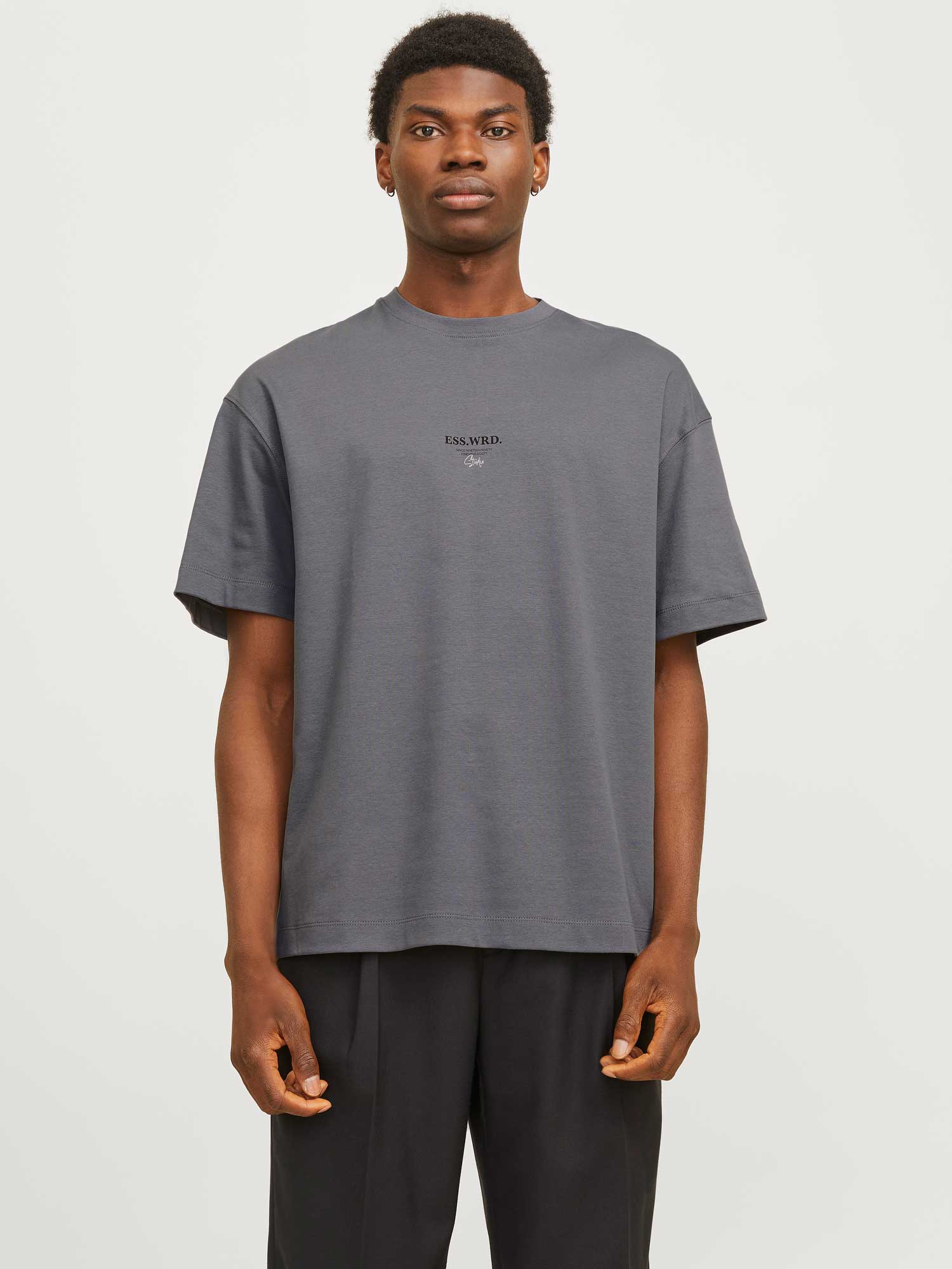 JACK & JONES Тениска JJEURBAN EDGE STUDIO TEE SS O-NECK NOOS