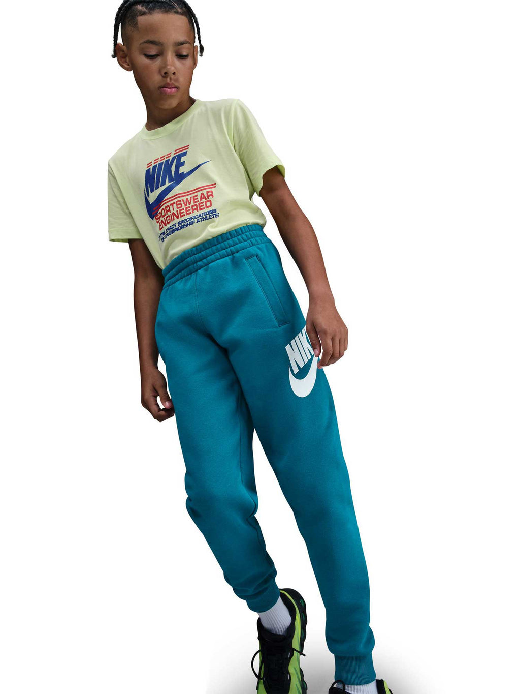NIKE Спортно долнище K NSW CLUB FLC JGGR HBR