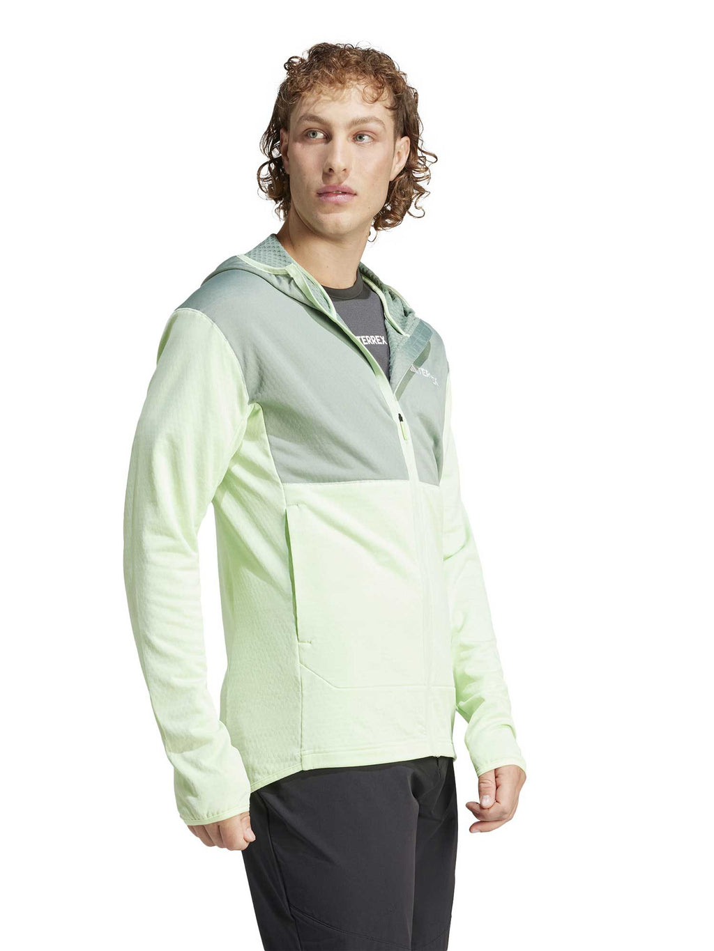 ADIDAS PERFORMANCE Суитшърт TERREX XPERIOR LIGHT FLEECE HOODED JACKET