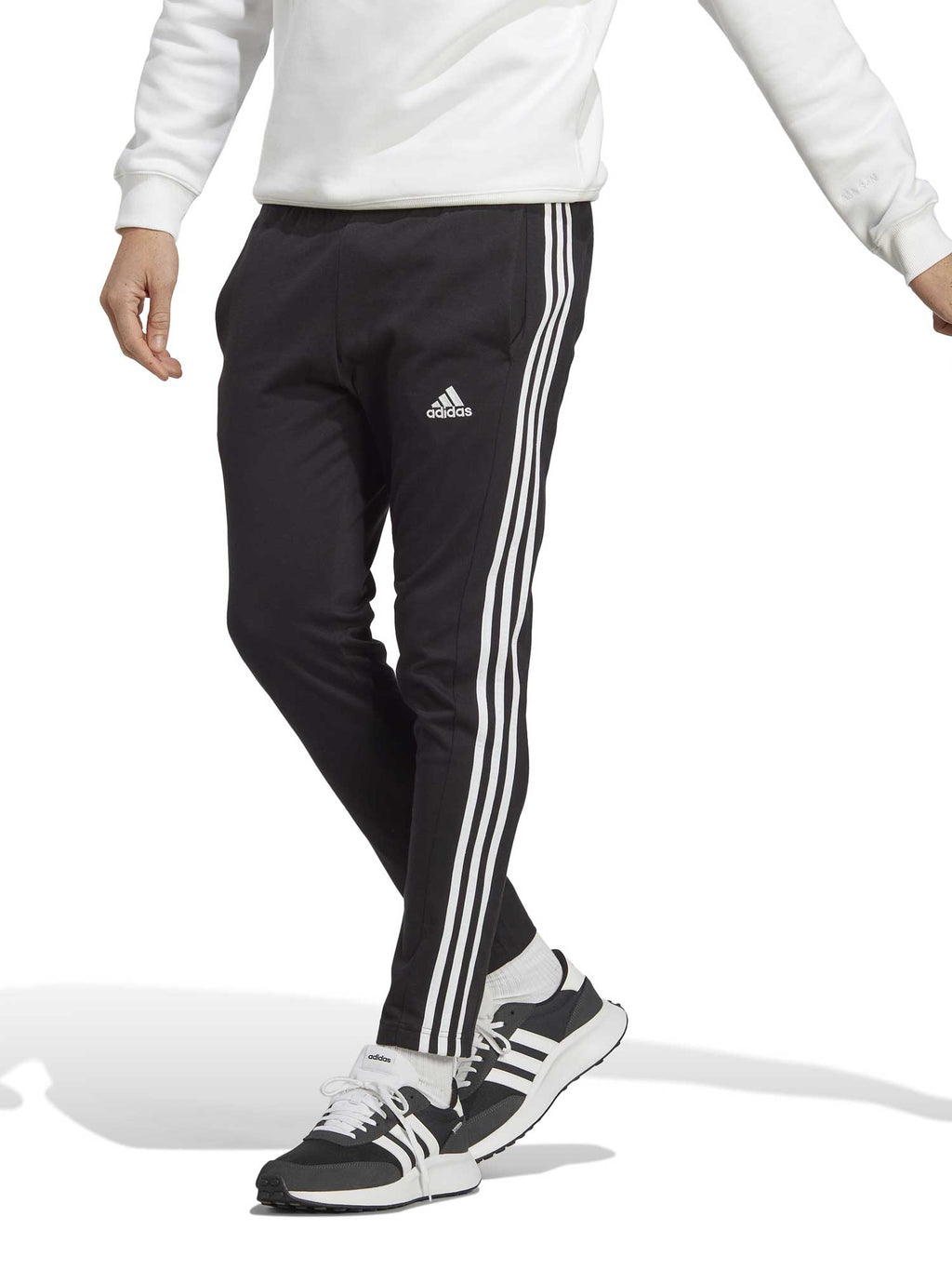 ADIDAS SPORTSWEAR Спортно долнище Essentials Single Jersey 3-Stripes