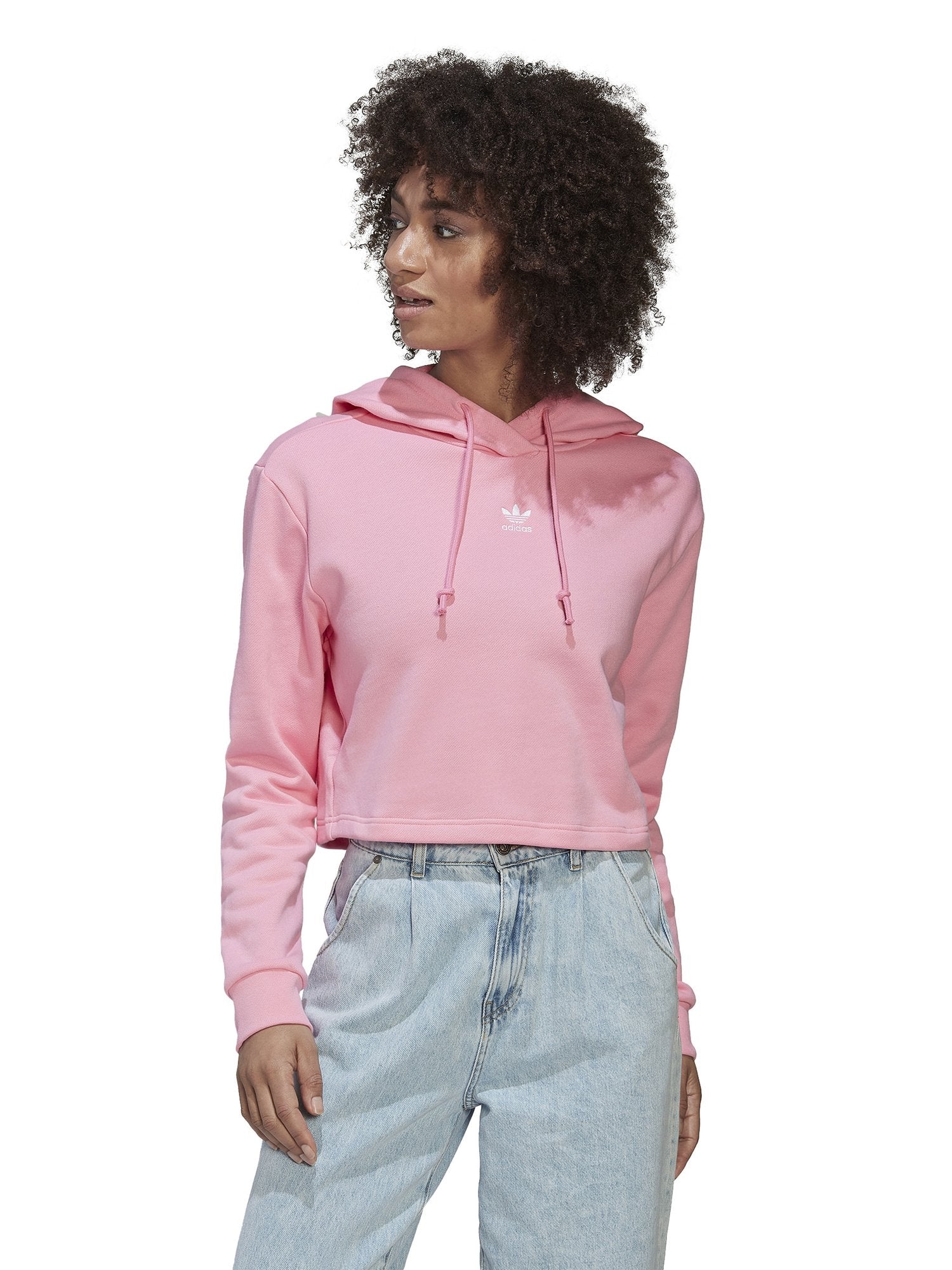 ADIDAS ORIGINALS Суитшърт Adicolor Essentials Crop French Terry