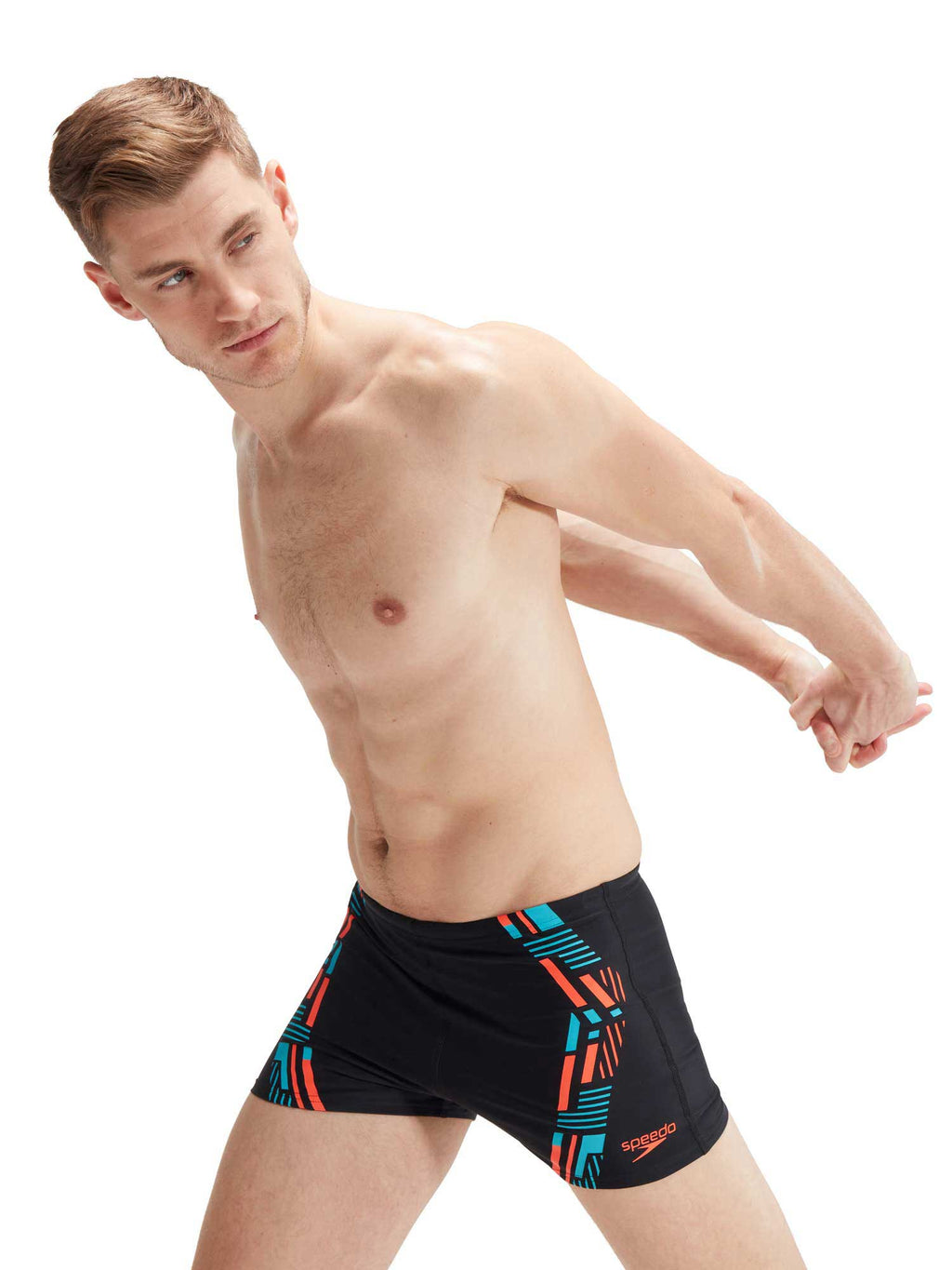 SPEEDO Бански MENS TECH PRINT AQUASHORT