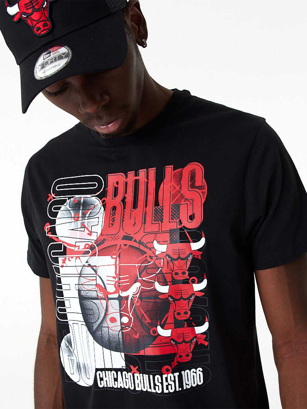NEW ERA Тениска NBA CHICAGO BULLS