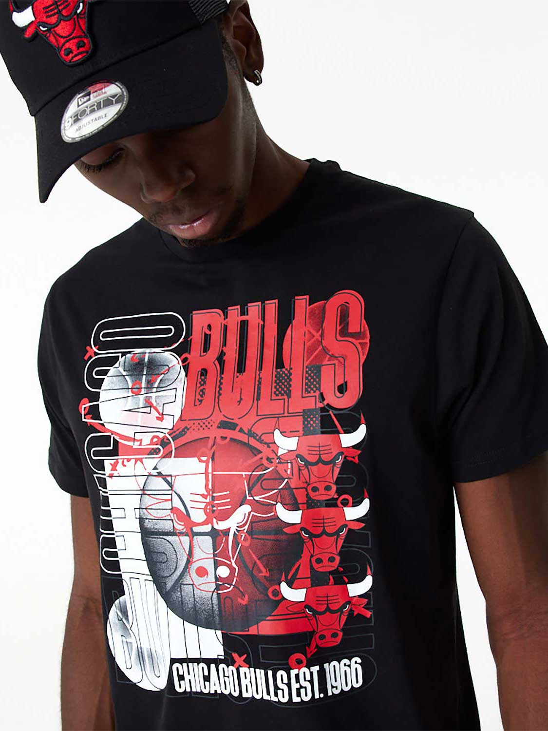 NEW ERA Тениска NBA CHICAGO BULLS