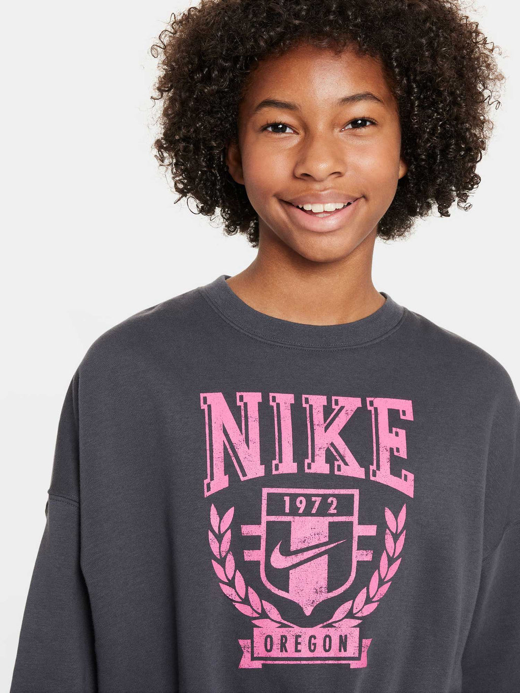 NIKE Блуза G NSW TREND FLC CREW PRNT