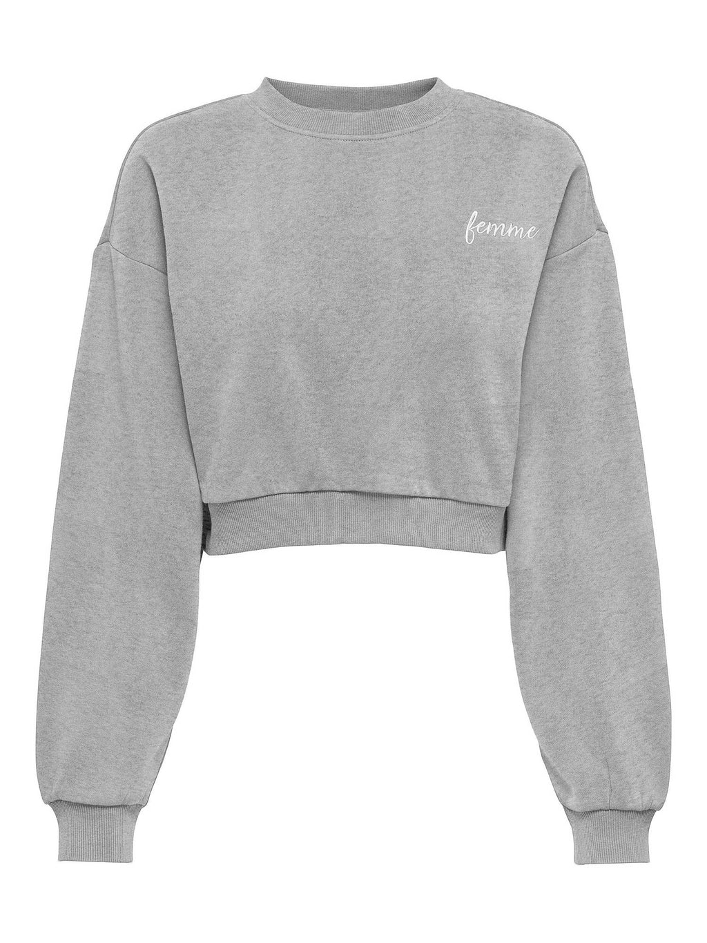 ONLY Блуза ONLODESSA L/S SHORT O-NECK CC SWT