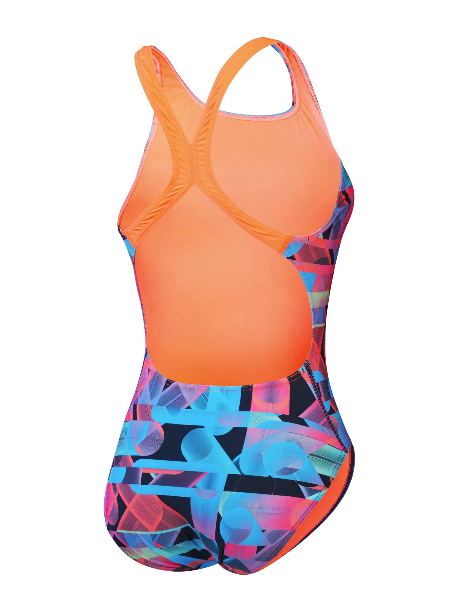 SPEEDO Цял бански WOMENS ALLOVER DIGITAL POWERBACK