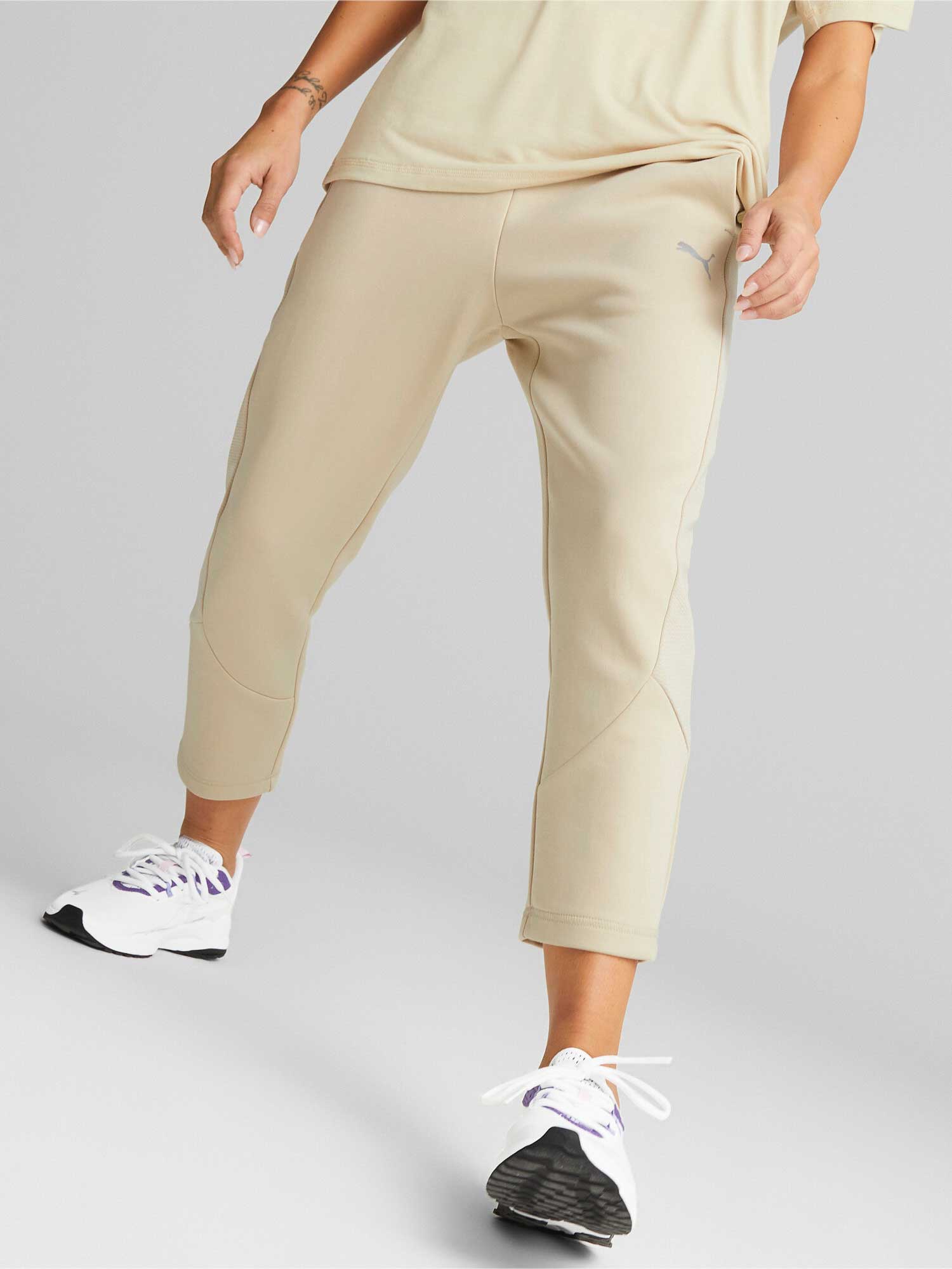 PUMA Спортно долнище EVOSTRIPE High-Waist