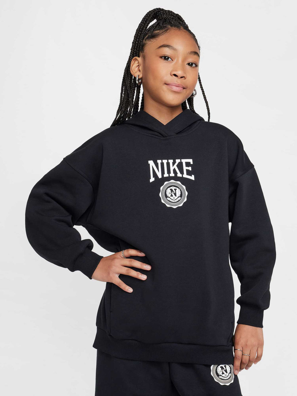 NIKE Суитшърт G NSW FLC OS HDY GX STAR