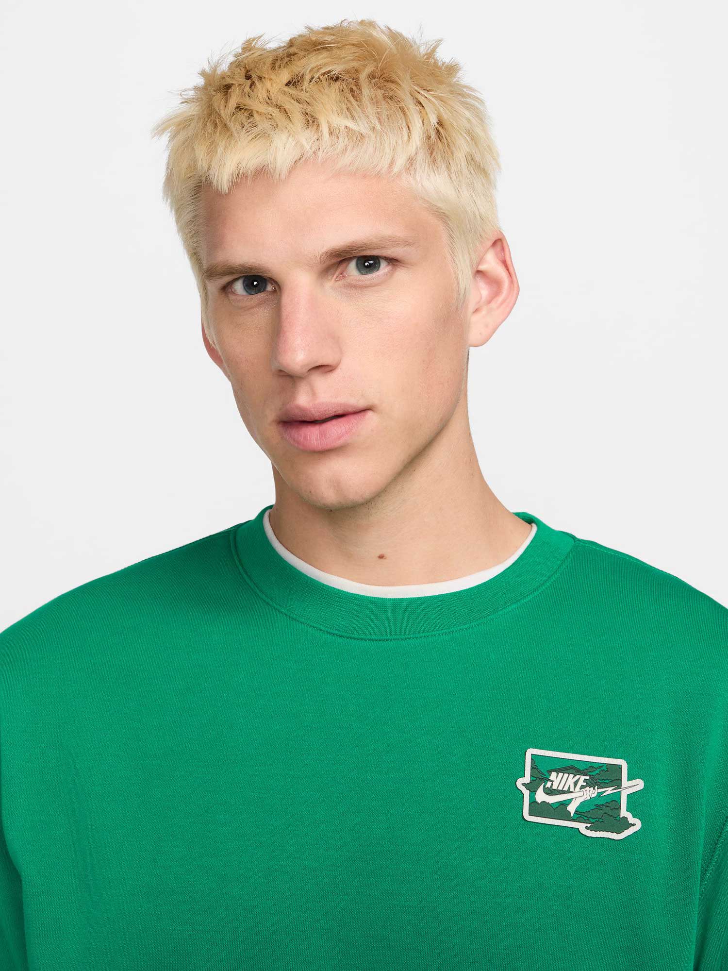 NIKE Блуза M NK CLUB FT CREW BOLT
