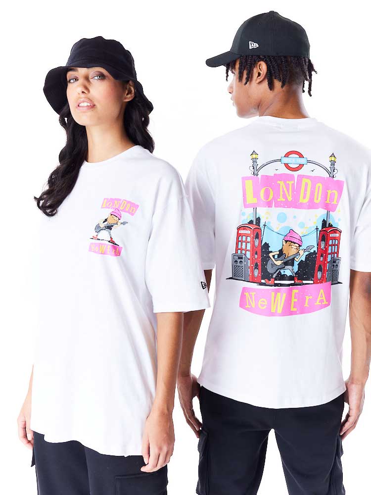 NEW ERA Тениска NE LOCATION GRPHC OS TEE
