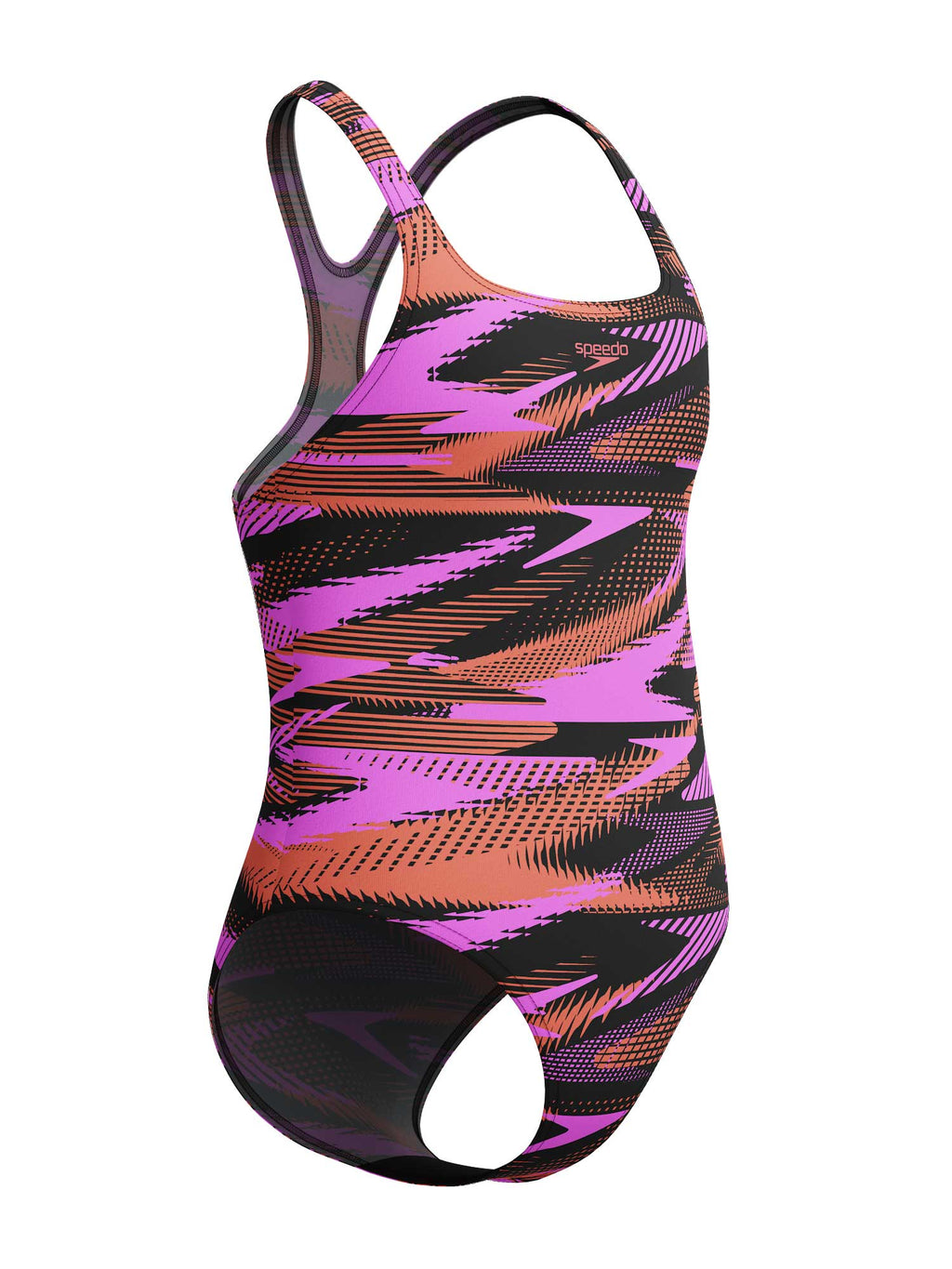 SPEEDO Цял бански GIRLS HYPERBOOM ALLOVER MEDALIST