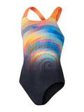 SPEEDO Цял бански GIRLS DIGITAL PLACEMENT POWERBACK