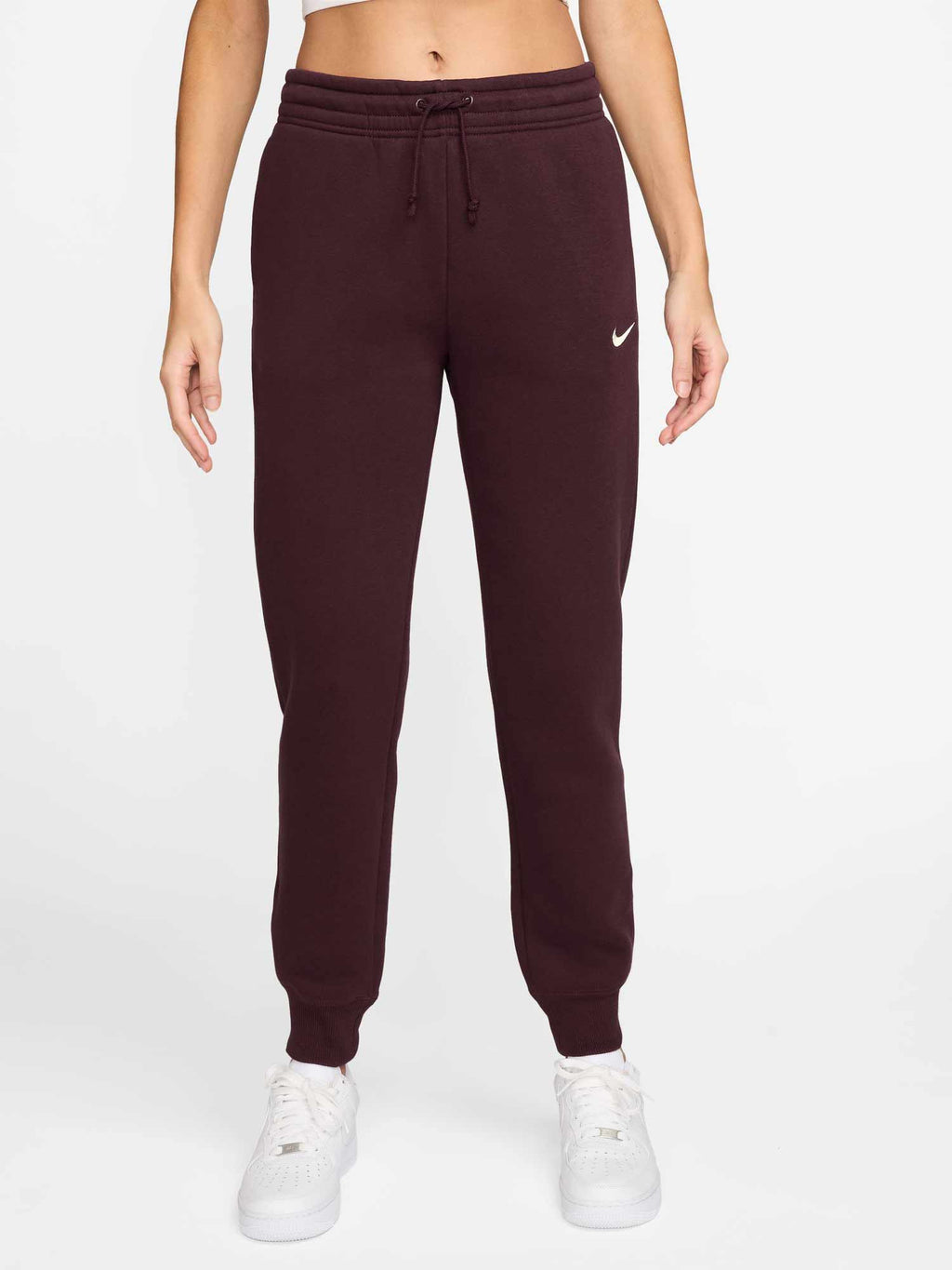 NIKE Спортно долнище W NSW PHNX FLC MR PANT STD