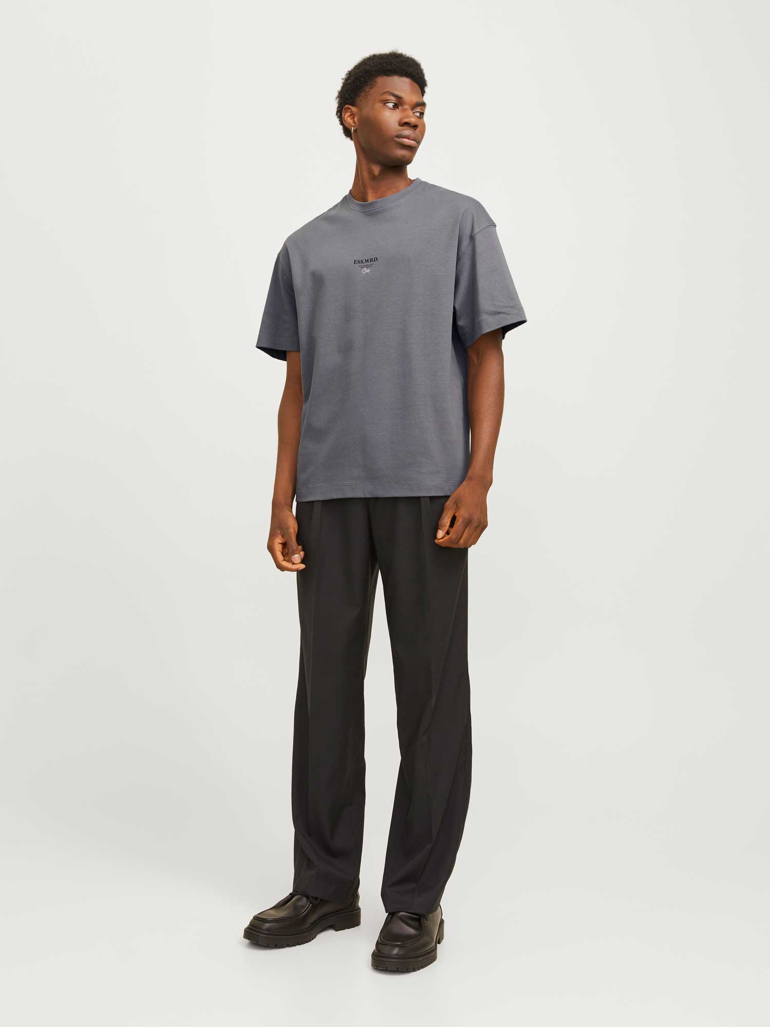 JACK & JONES Тениска JJEURBAN EDGE STUDIO TEE SS O-NECK NOOS