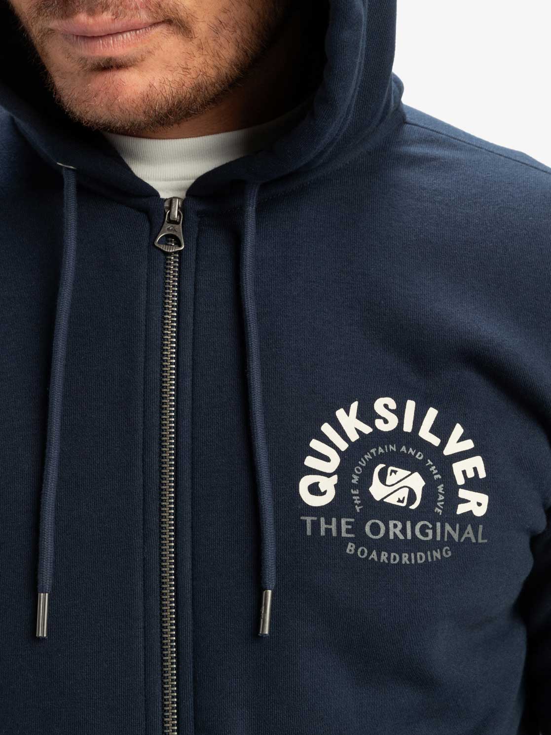QUIKSILVER Суитшърт GRAPHIC MIX HOODIE ZIP