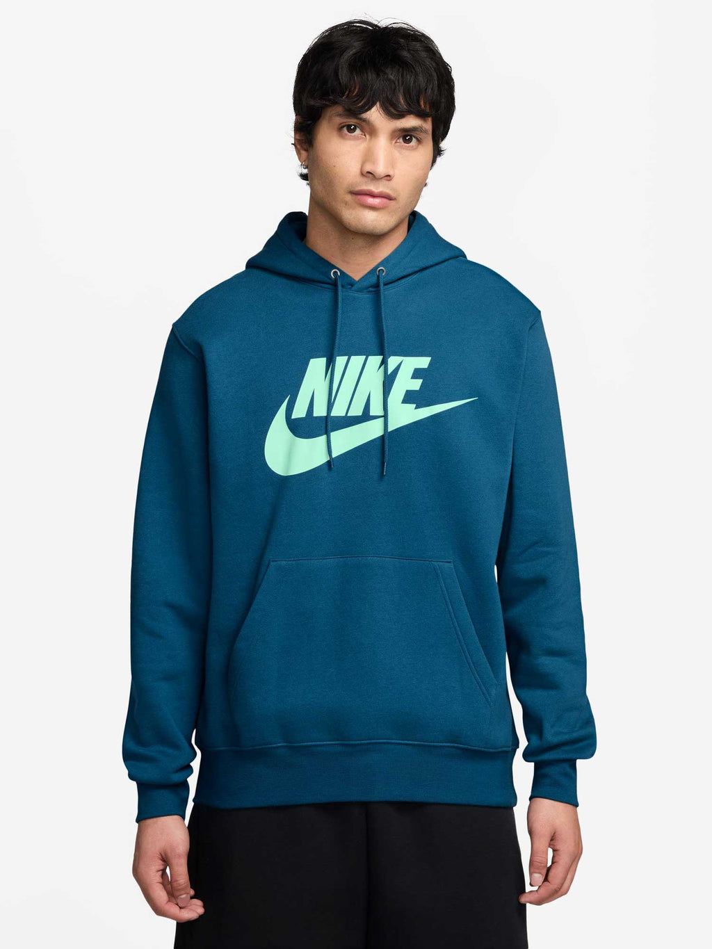 NIKE Суитшърт M NK CLUB BB PO GFX HOODIE