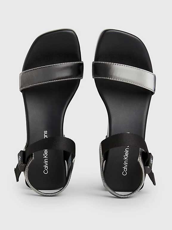 Calvin Klein Jeans Сандали WEDGE BLOCK SANDAL METALLIC DC