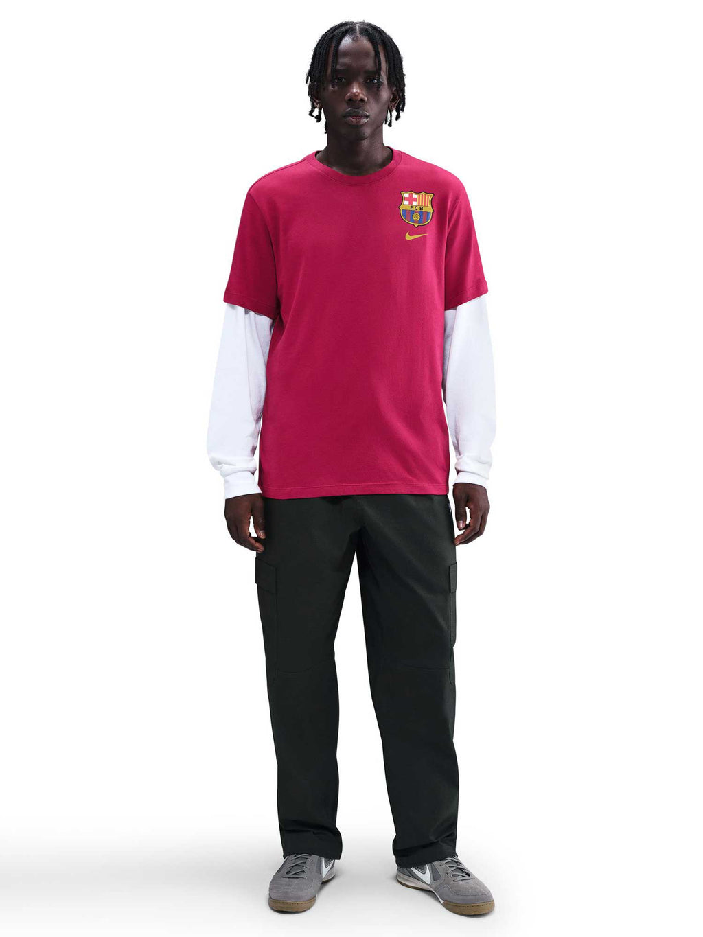 NIKE Тениска FCB M NK CREST TEE