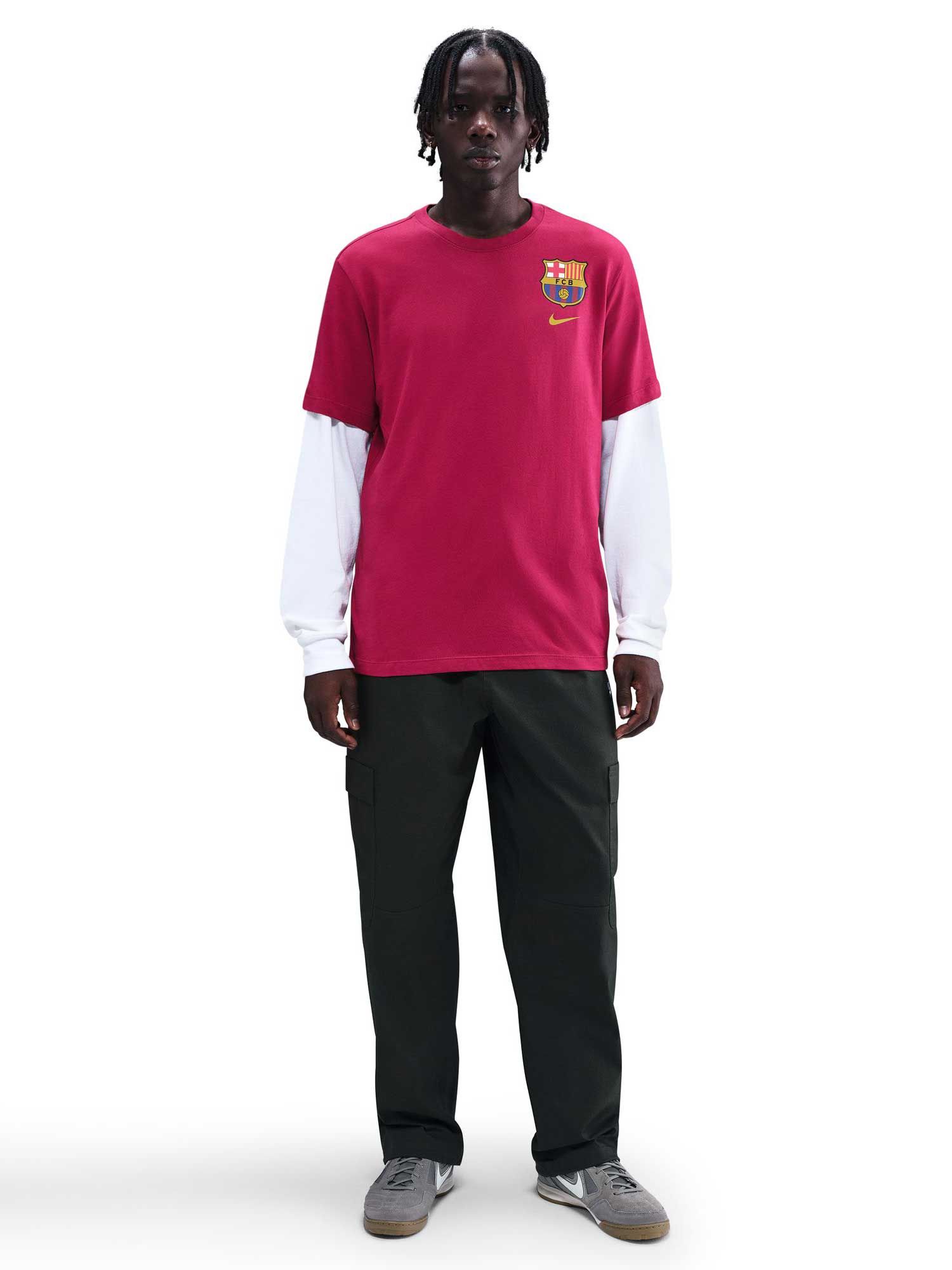 NIKE Тениска FCB M NK CREST TEE