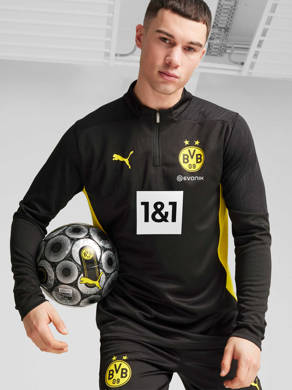 PUMA Блуза BVB Training 1/4 Zip Top
