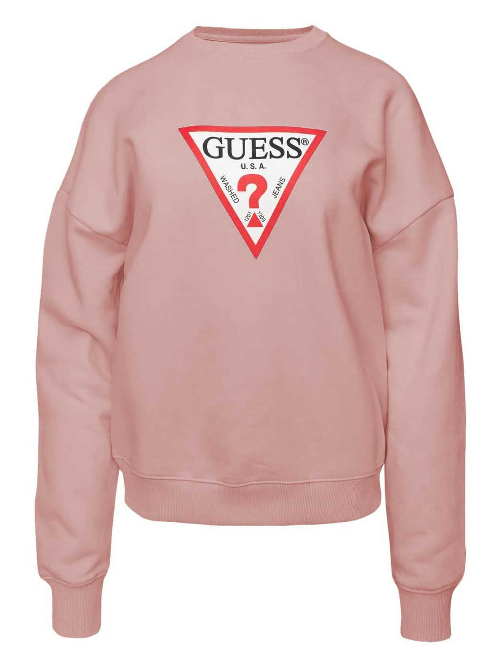 GUESS JEANS Блуза GJ CN OS ICONIC TRIANGLE SWEAT
