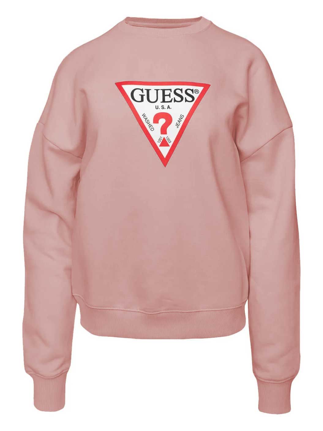 GUESS JEANS Блуза GJ CN OS ICONIC TRIANGLE SWEAT