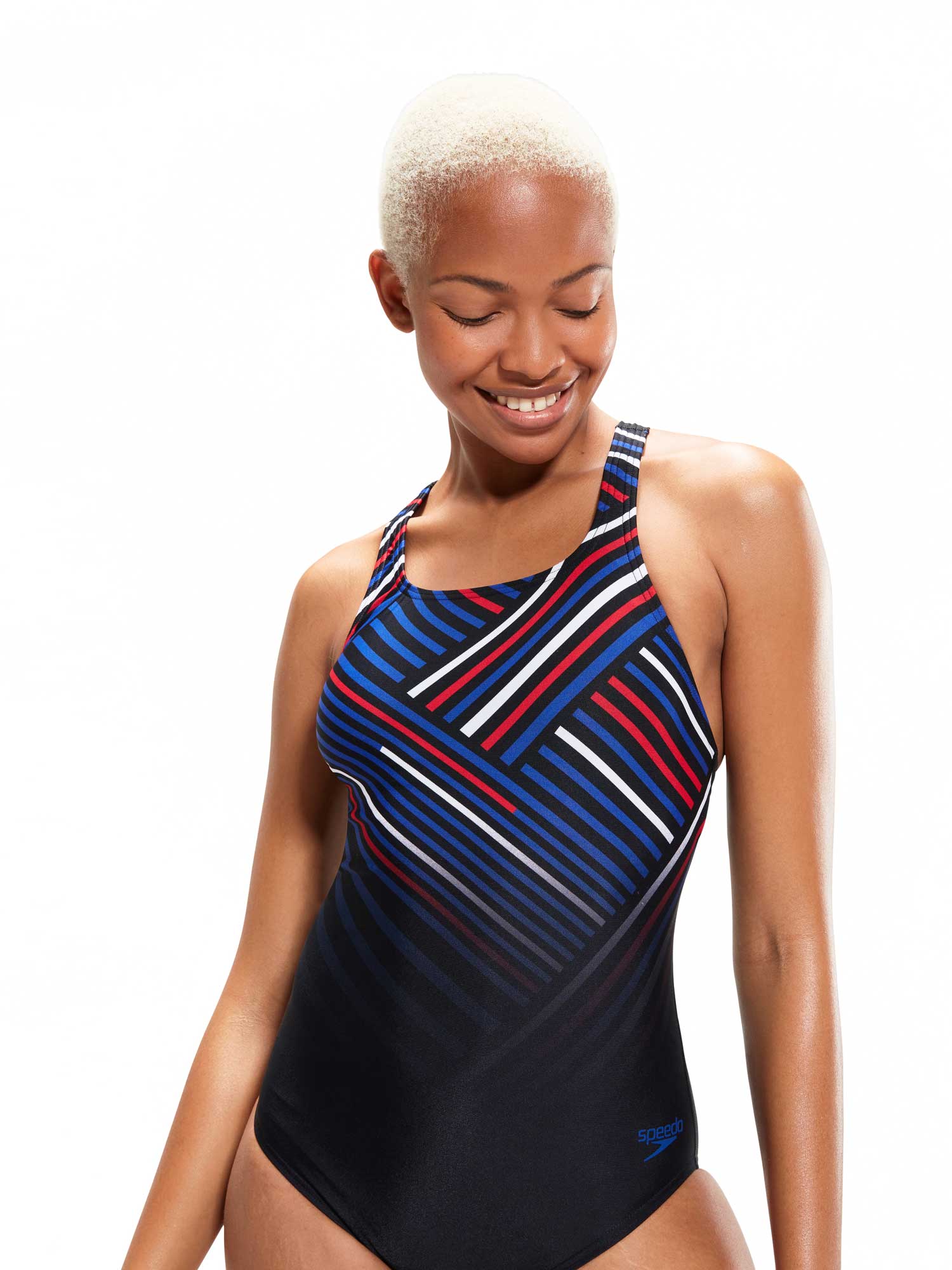 SPEEDO Цял бански WOMENS DIGITAL PRINTED MEDALIST