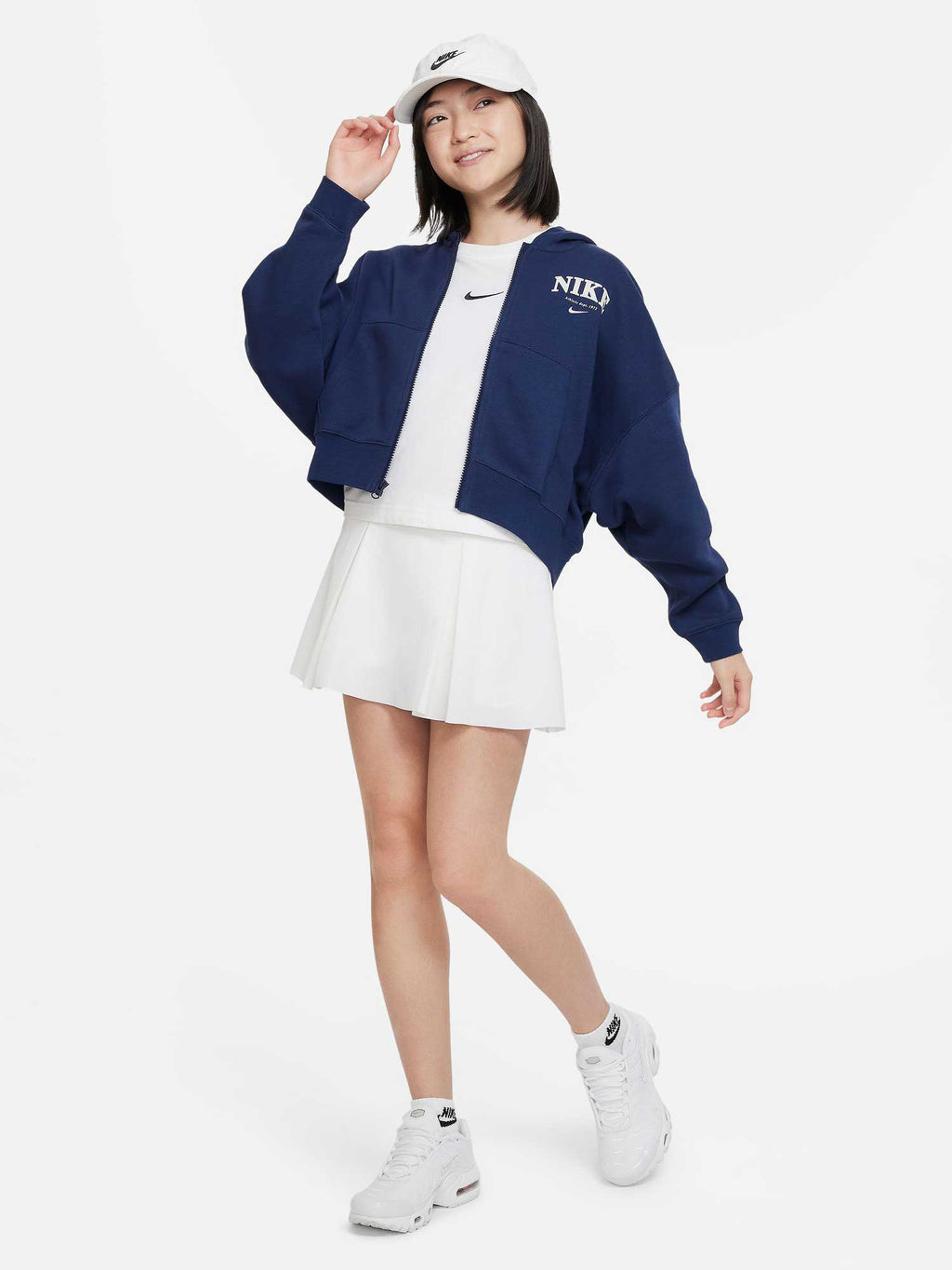 NIKE Суитшърт G NSW TREND FLC FZ HOODIE PRNT