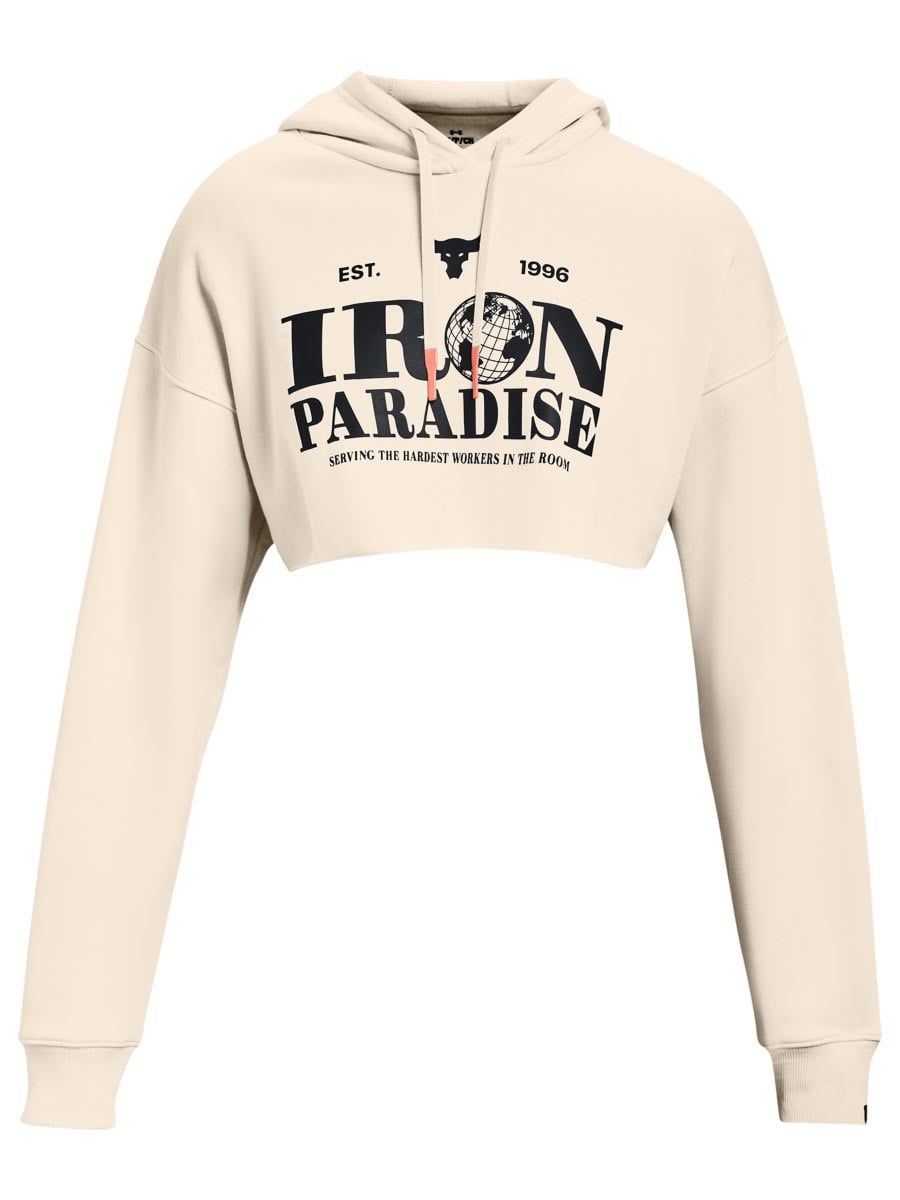 UNDER ARMOUR Суитшърт Pjt Rck Crop Flce