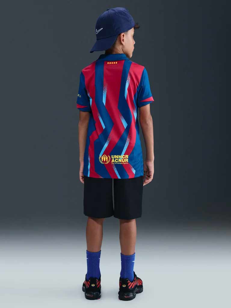 NIKE Тениска FCB Y NK DF JSY SS STAD SE 25/26