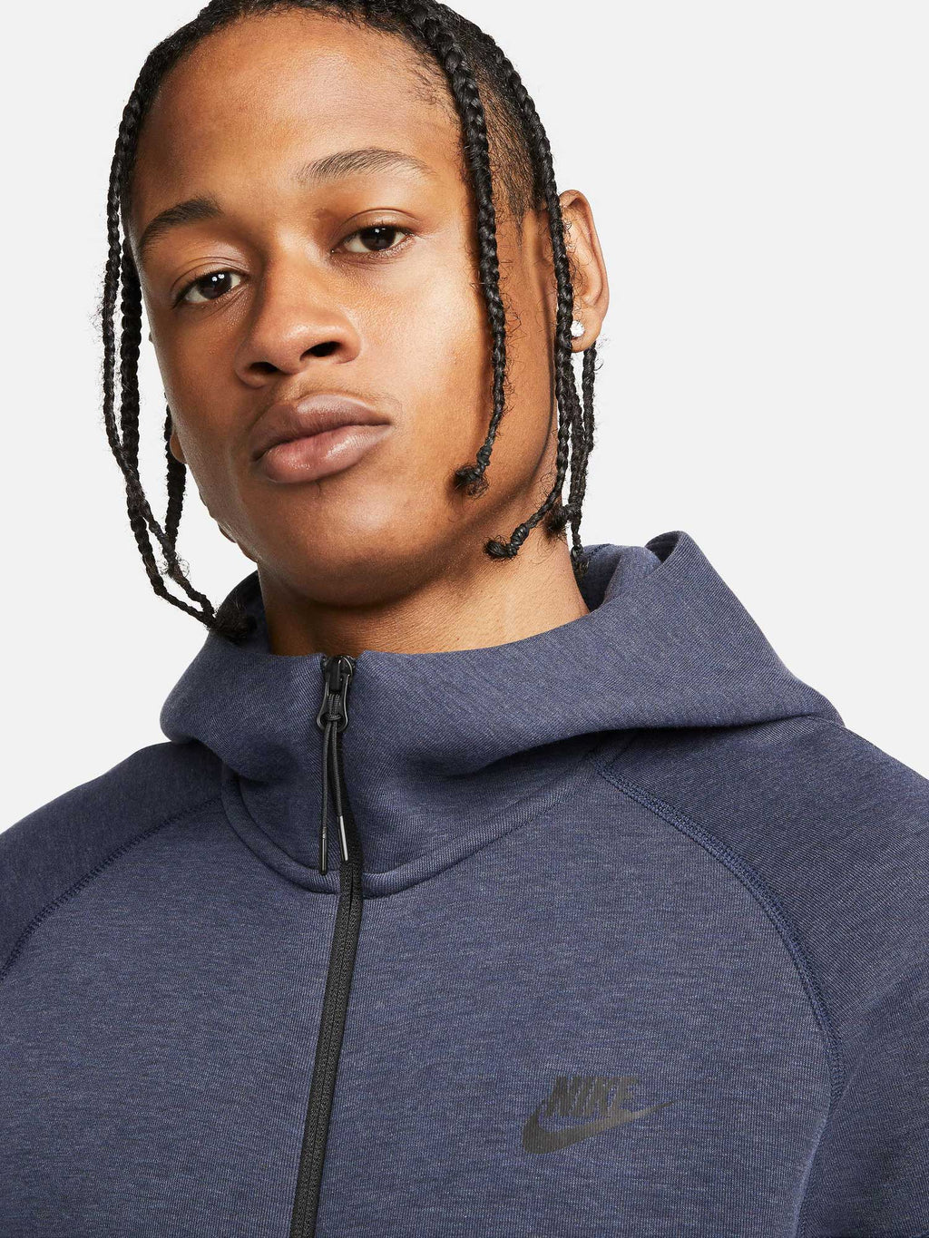 NIKE Суитшърт M NK TCH FLC FZ WR HOODIE