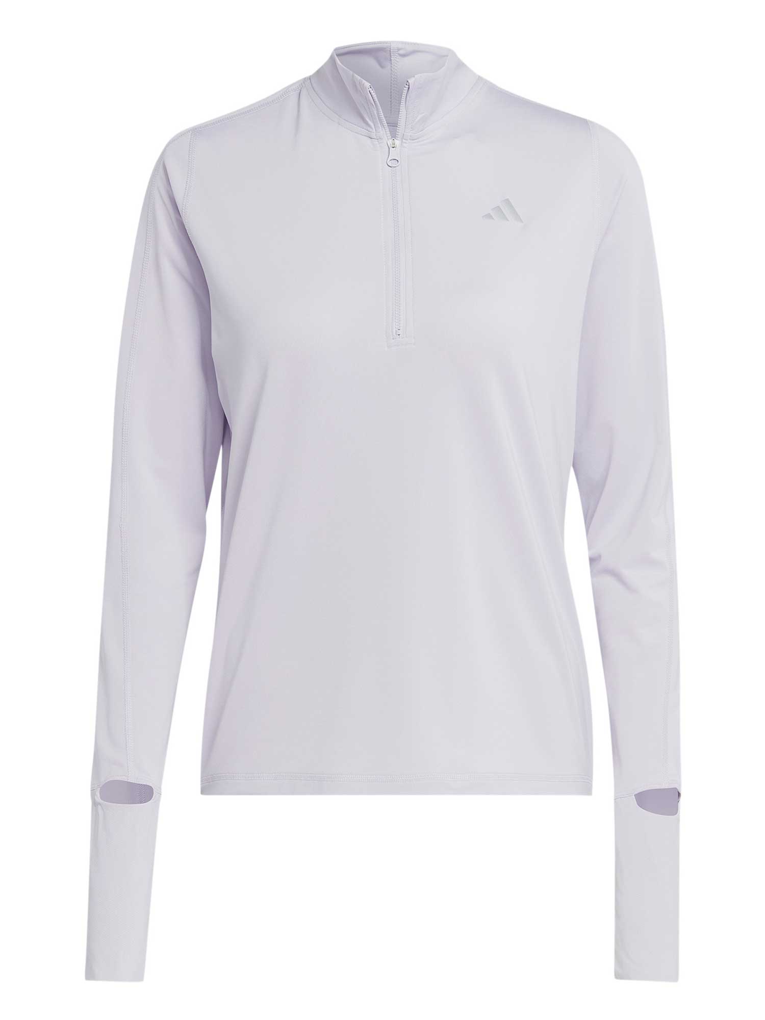 ADIDAS PERFORMANCE Блуза Fast Running Half-Zip Long-Sleeve Top