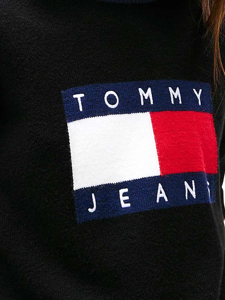 TOMMY JEANS Блуза TJW CLRBLCKFLAG SWEATER EXT