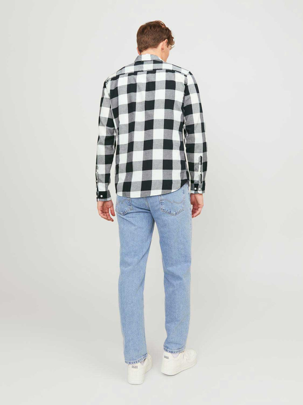 JACK & JONES Риза JJEGINGHAM TWILL SHIRT L/S NOOS