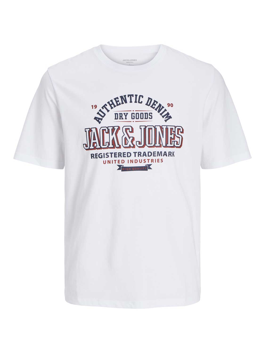 JACK & JONES Тениска JJELOGO TEE SS O-NECK 2 COL AW24 SN