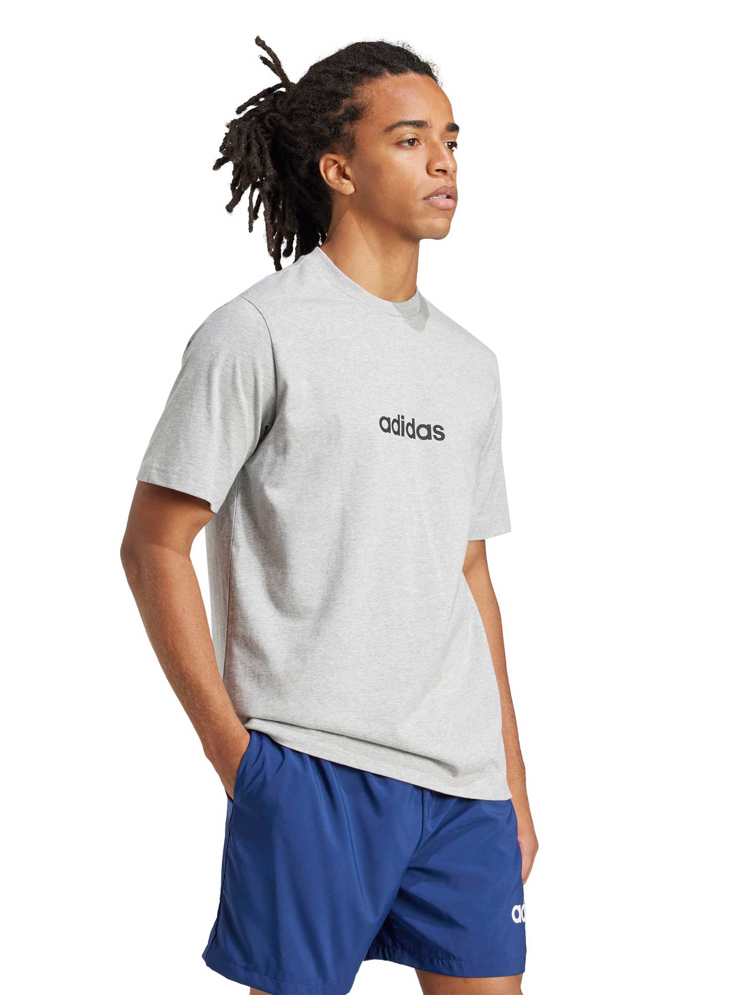 ADIDAS SPORTSWEAR Тениска Essentials Linear Single Jersey Tee