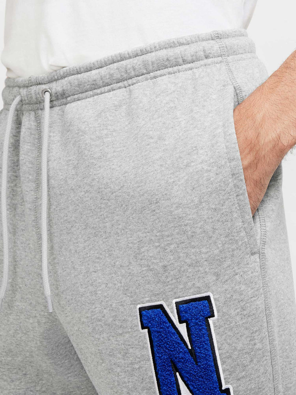 NIKE Спортно долнище M NK CLUB BB CF PANT LTTRS