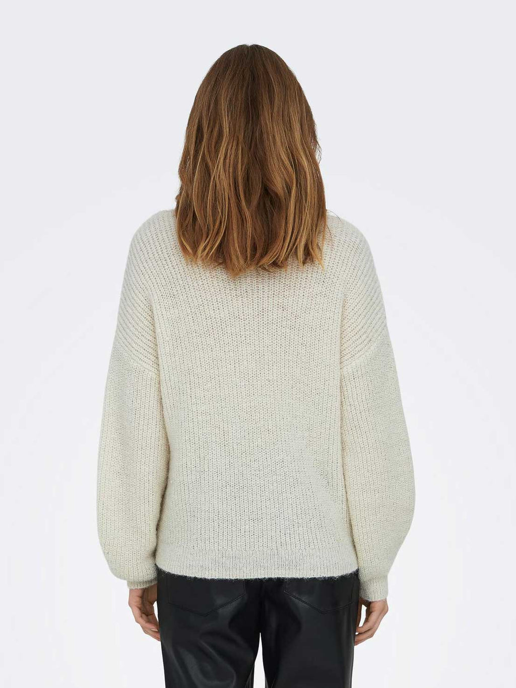 ONLY Пуловер ONLALISA LIFE L/S STRUC HIGH NECK CC KNT