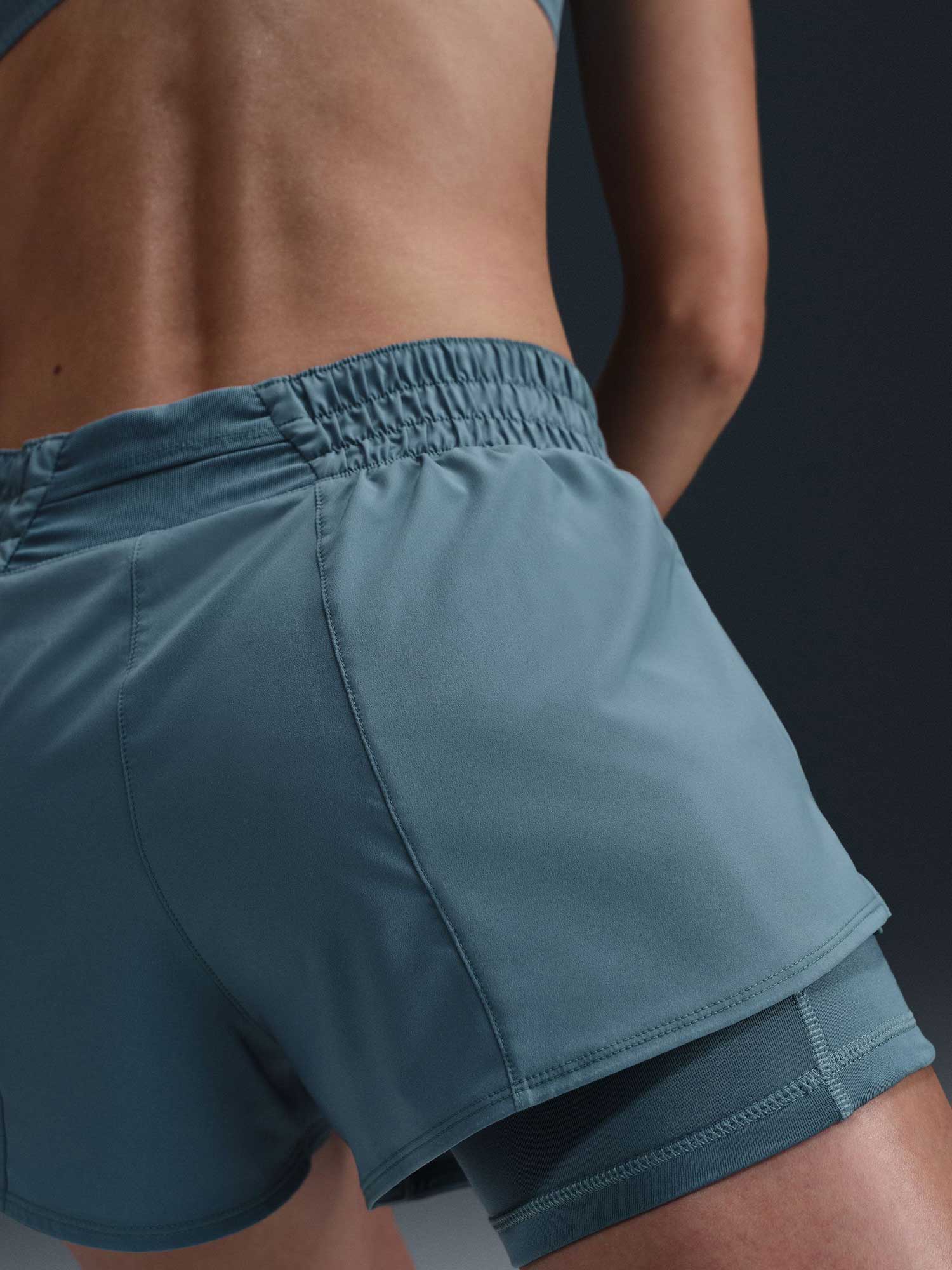 NIKE Къси панталони W NK ONE DF MR 3IN 2N1 SHORT