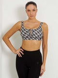 GUESS Спортен сутиен GJ LOGOMANIA LACE-UP