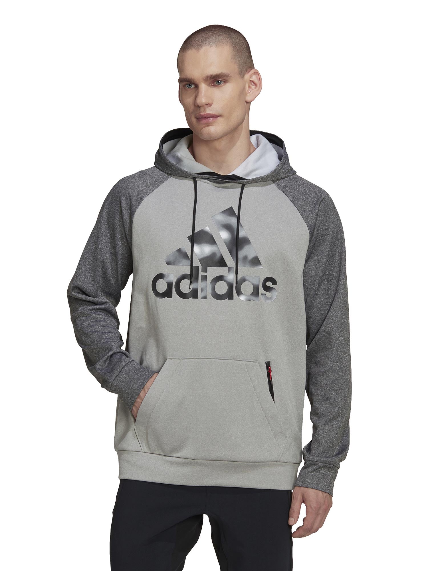 ADIDAS PERFORMANCE Суитшърт AEROREADY Game and Go Camo Logo